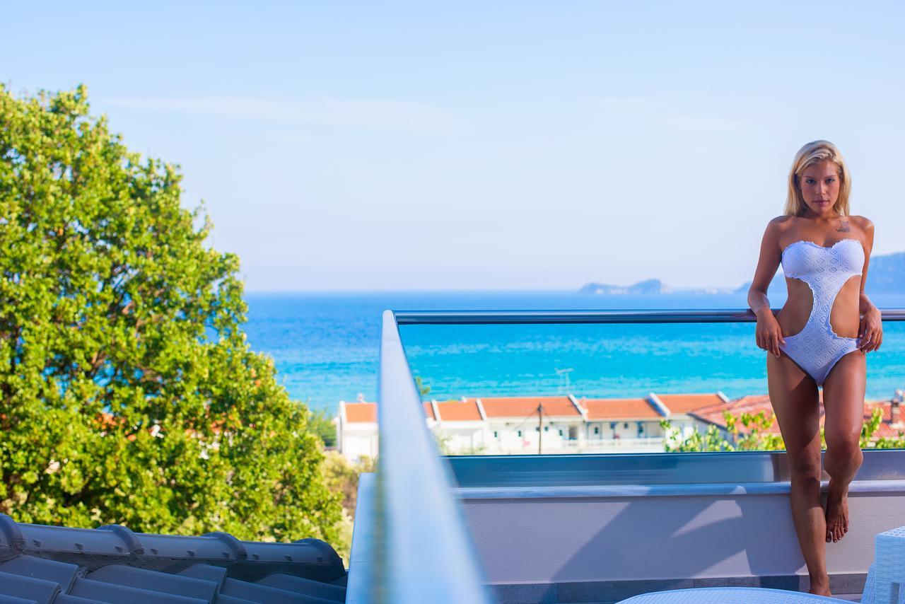 Semiramis Luxury Suites Chrysi Ammoudia Bagian luar foto