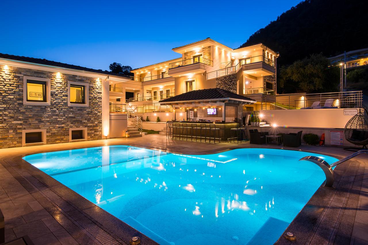 Semiramis Luxury Suites Chrysi Ammoudia Bagian luar foto