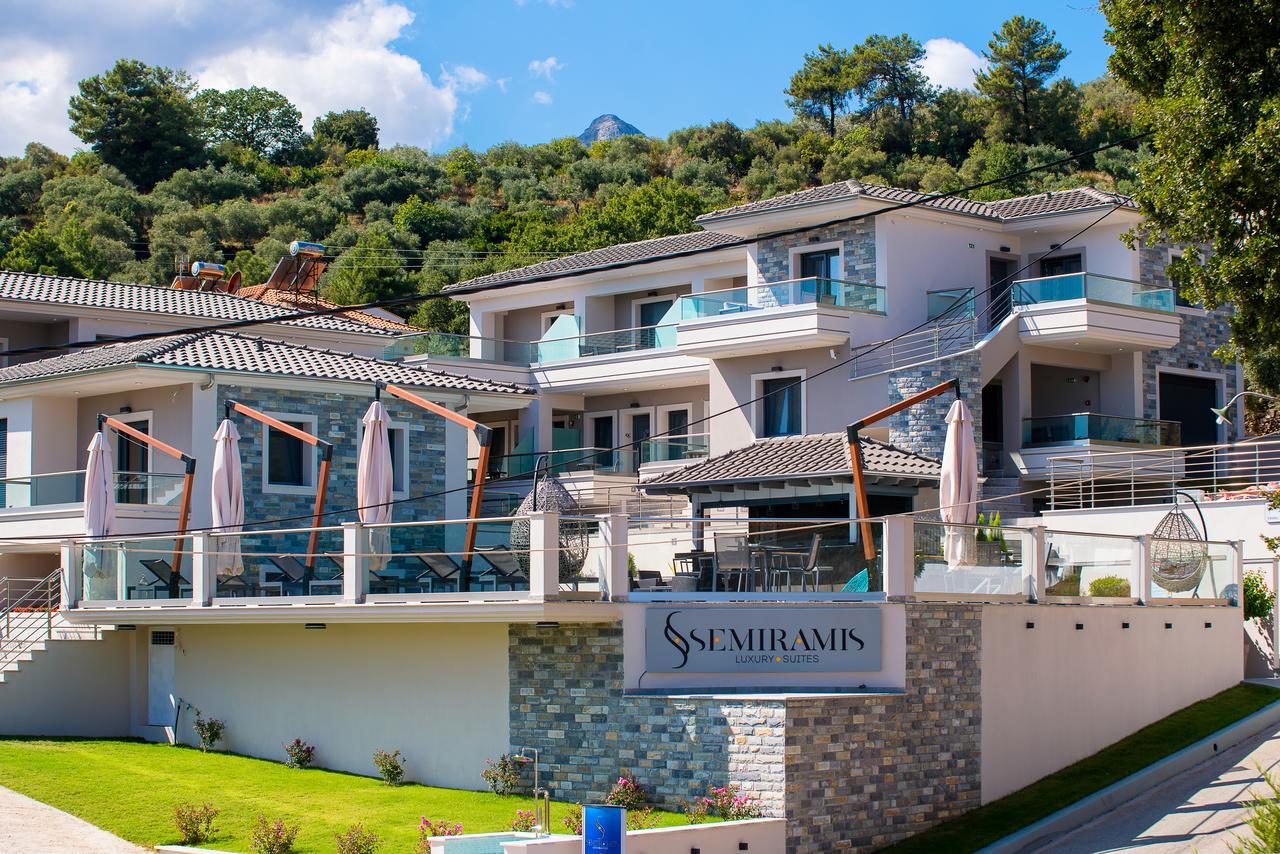 Semiramis Luxury Suites Chrysi Ammoudia Bagian luar foto